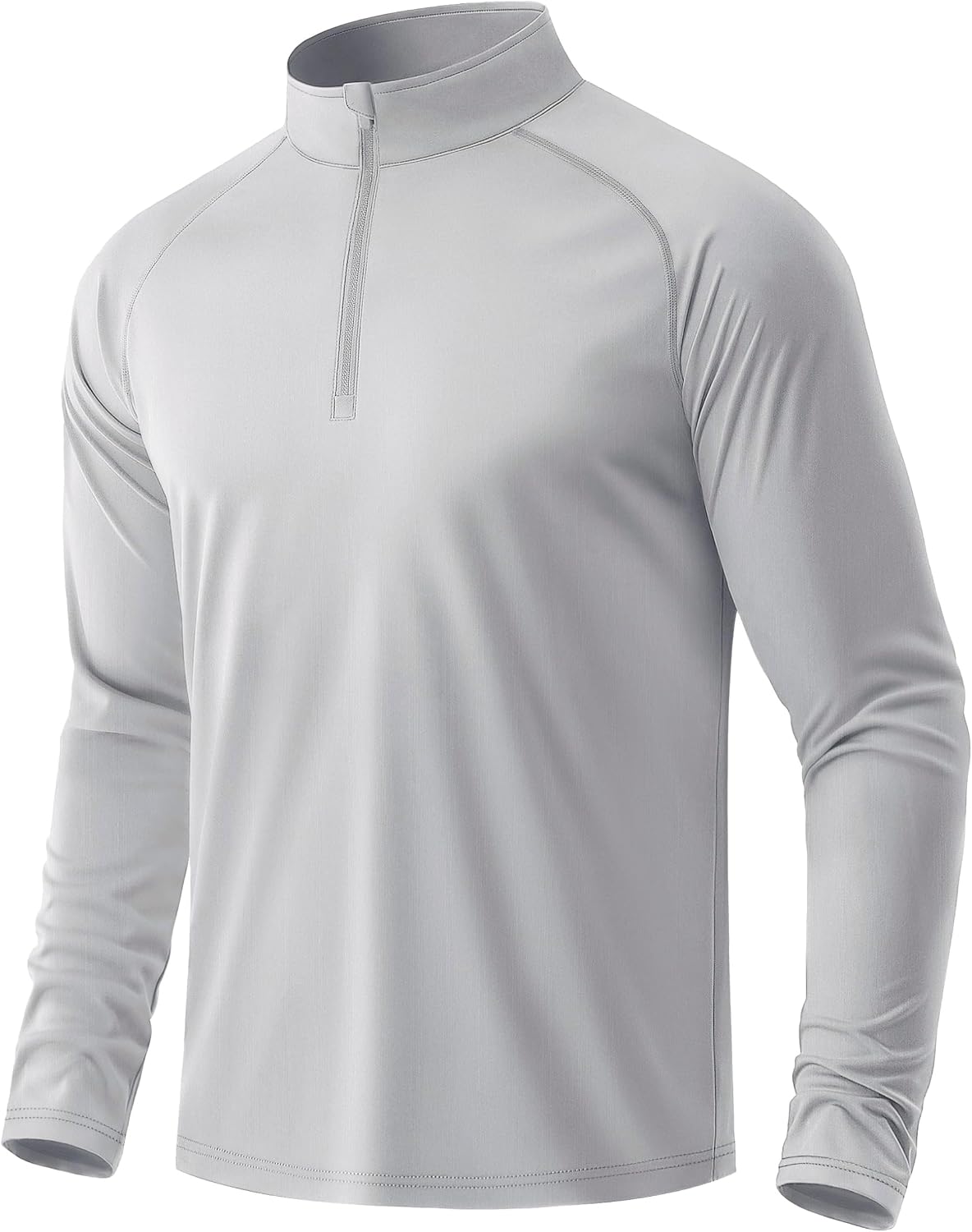 Detalle de MAGCOMSEN Men's Long Sleeve Sun Protection Shirt with UPF 50+ (1/4 Zip Rash Guard)