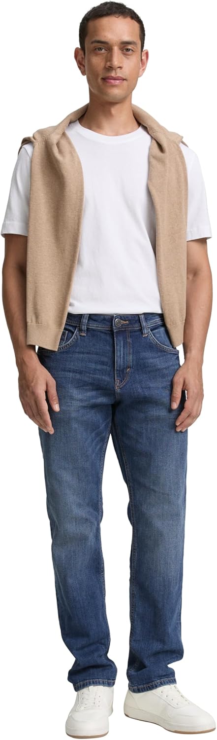 Thumbnail 1 de TOM TAILOR Herren Marvin Straight Jeans (5-Pocket) – nachhaltiger Baumwoll-Denim im geraden Schnitt