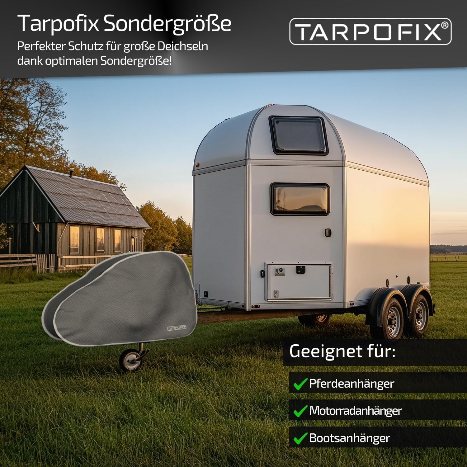 Thumbnail 6 de Tarpofix Deichselabdeckung 130×75 cm