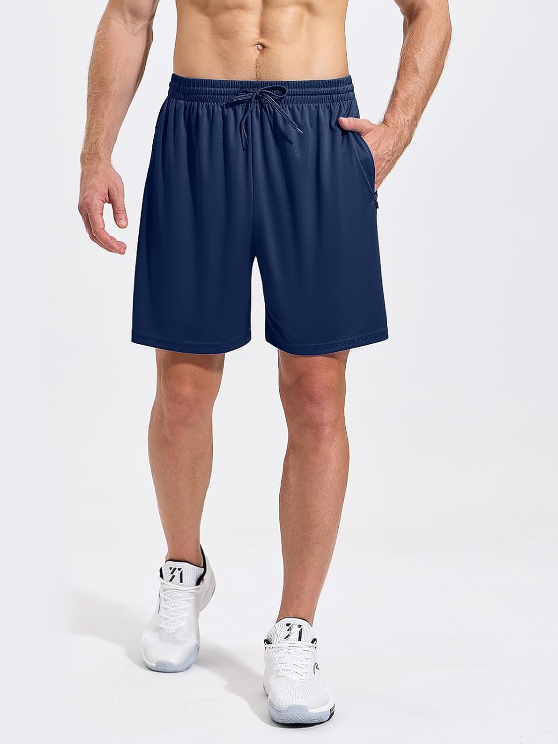 Thumbnail 1 de Cimic Mens Running Shorts Quick Dry Pack (3/5) – Lightweight, Zipper Pockets & Adjustable Drawstring