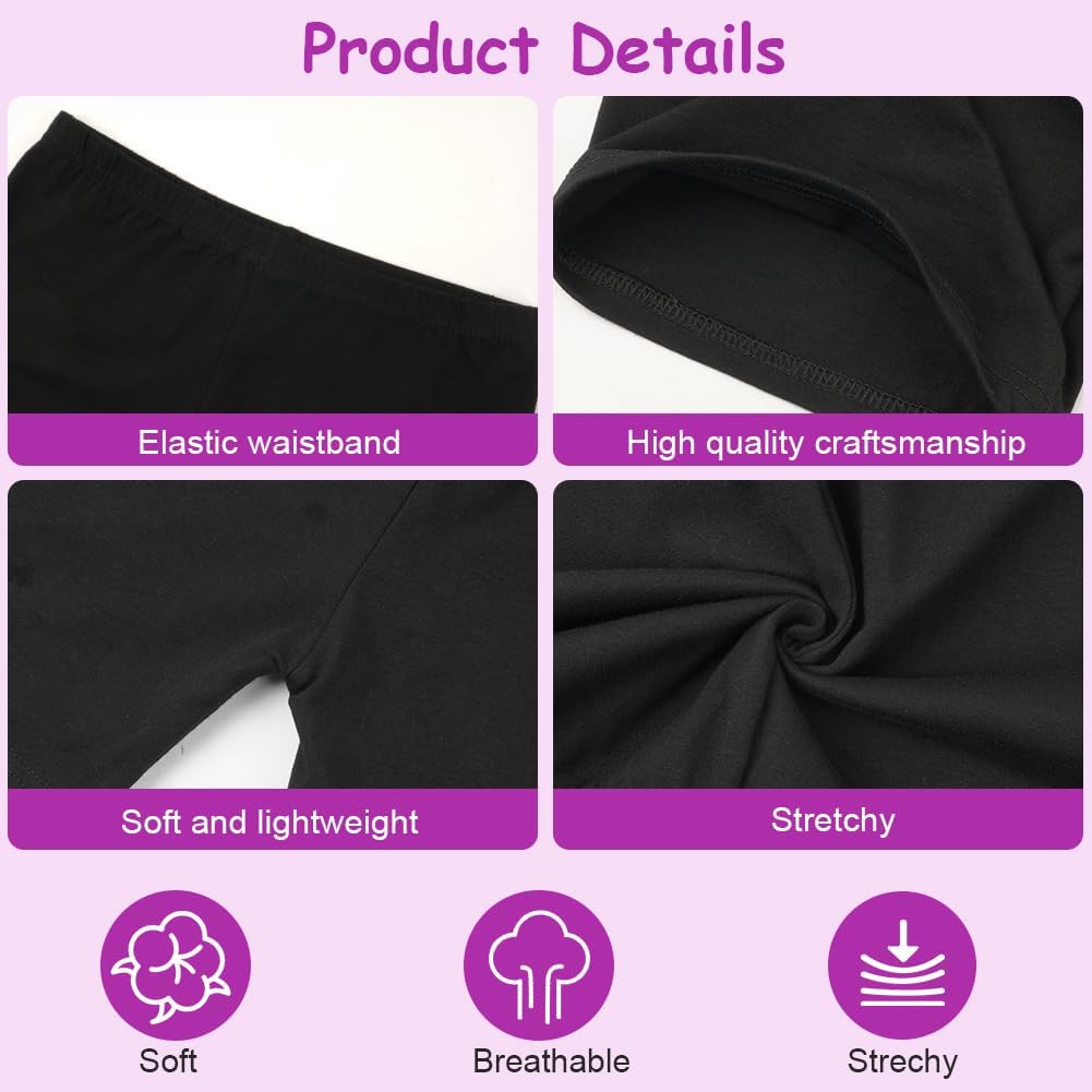 Thumbnail 2 de AOOWU Gymnastics Shorts for Girls – Stretchy Shorts with Elasticated Waist