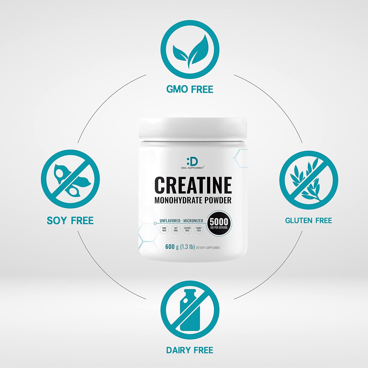 Detalle de Deal Supplement Creatine Monohydrate 600g