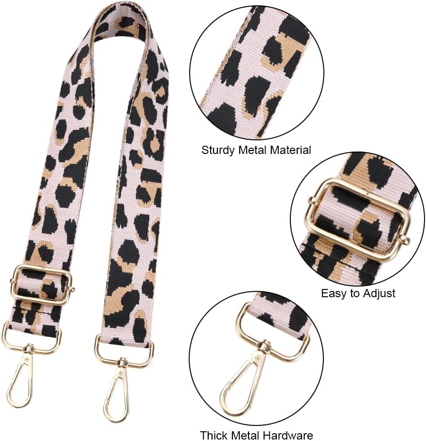Detalle 2 de Aucuu sangle de remplacement réglable pour sac à main et bandoulière multicolore