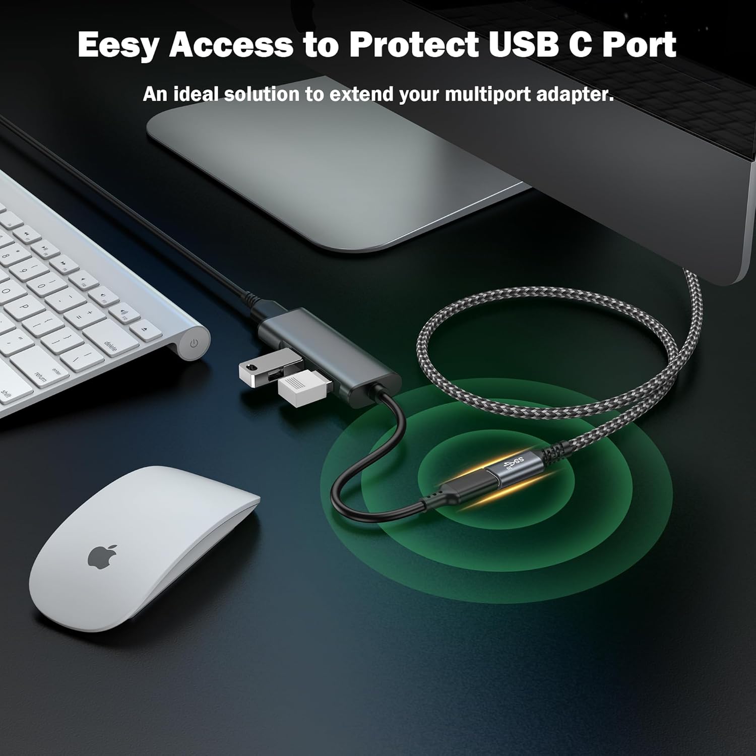 Detalle 2 de USB C Verlängerung Kabel 2M 240W