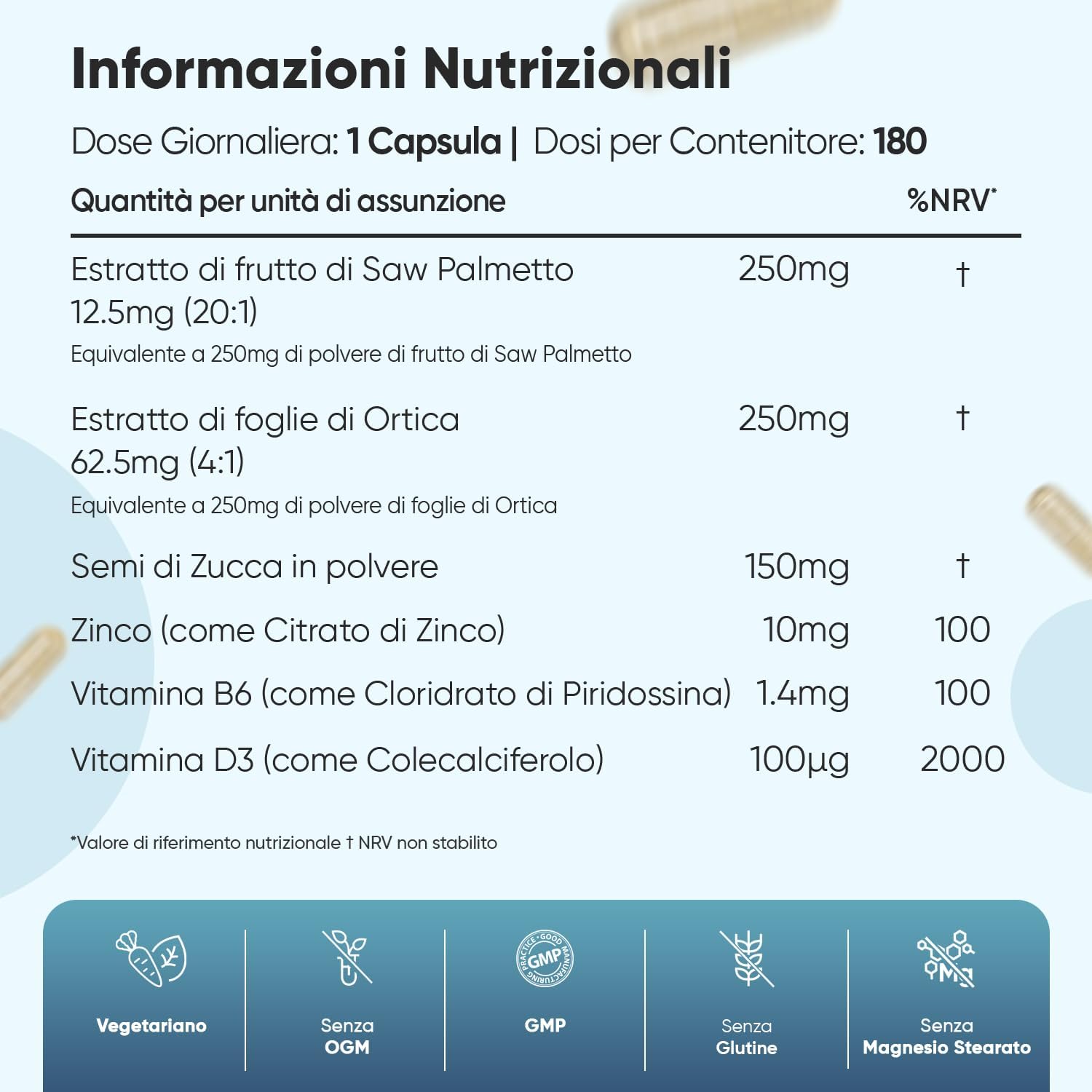Thumbnail 4 de Serenoa Repens in 180 Capsule Vegetariane di WeightWorld – ProstaSure per Uomo