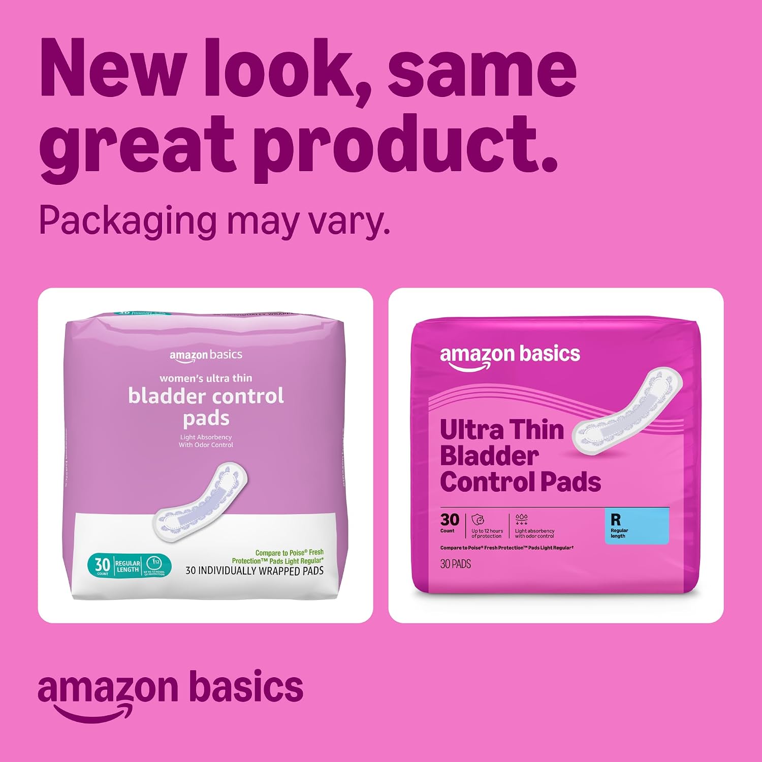 Detalle 2 de Amazon Basics Ultra Thin Pads 30 Pack