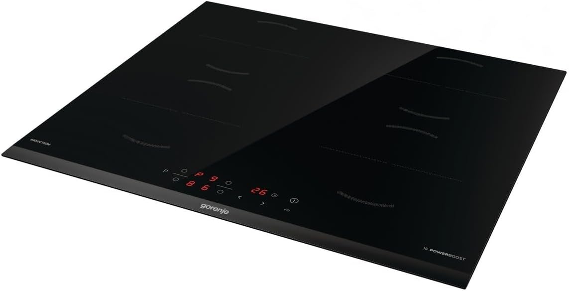 Thumbnail 5 de Gorenje GI6401BCE Induktions-Kochfeld, 60 cm, TouchControl, PowerBoost, Restwärmeanzeige, Schwarz