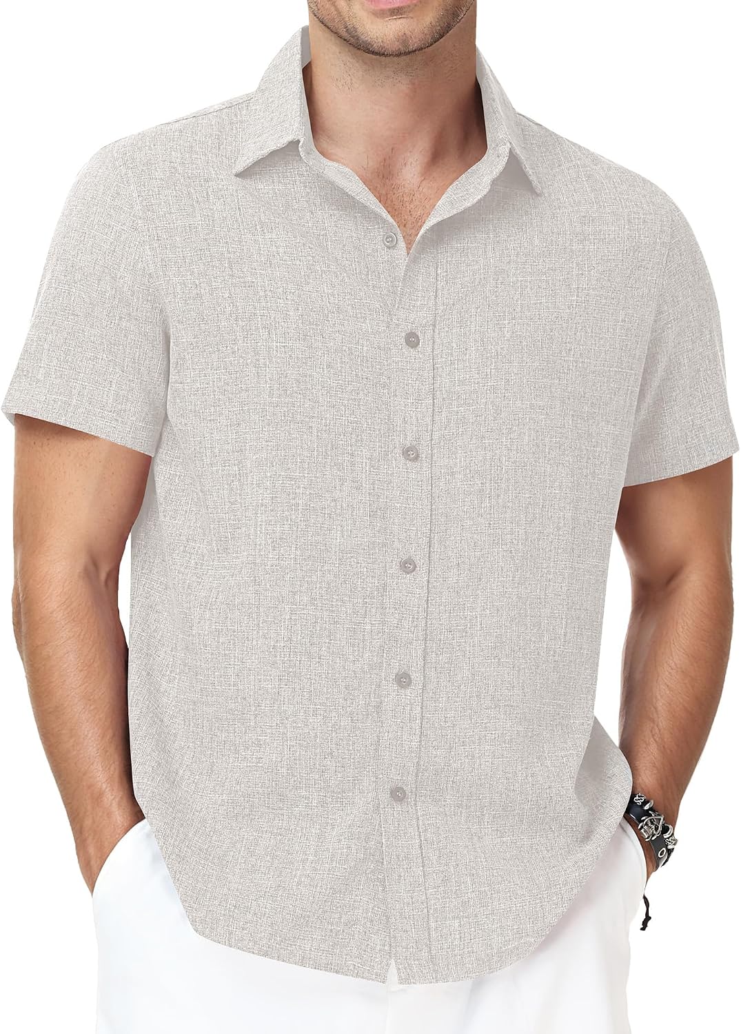 Thumbnail 6 de Runhit Men's Button-Down Shirt