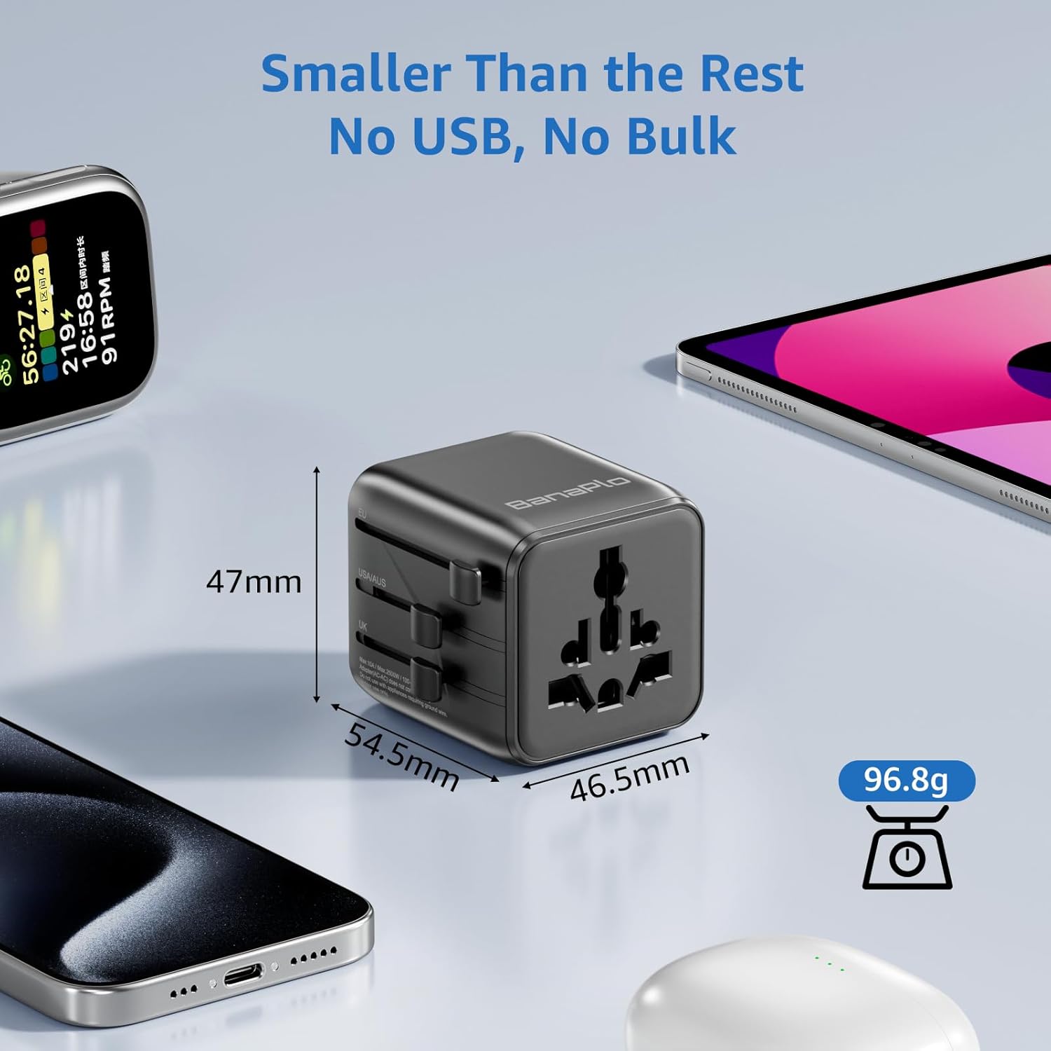 Thumbnail 5 de Universal Travel Adapter UK to World 2500W