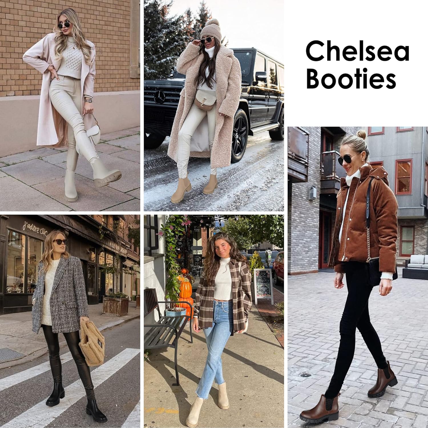 Thumbnail 5 de Athlefit Women's Chelsea Boots 2.3in chunky heel