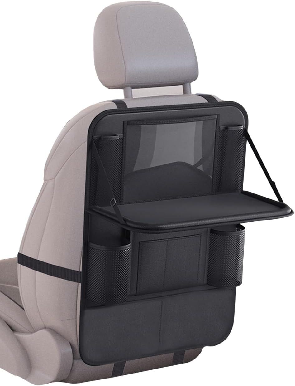 Detalle de Car Backseat Organizer with Foldable Tray and 10 Pockets