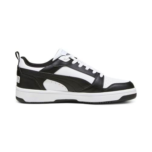 Detalle 2 de PUMA Rebound V6 Low - Sneaker unisex, White/Black, 42.5 EU