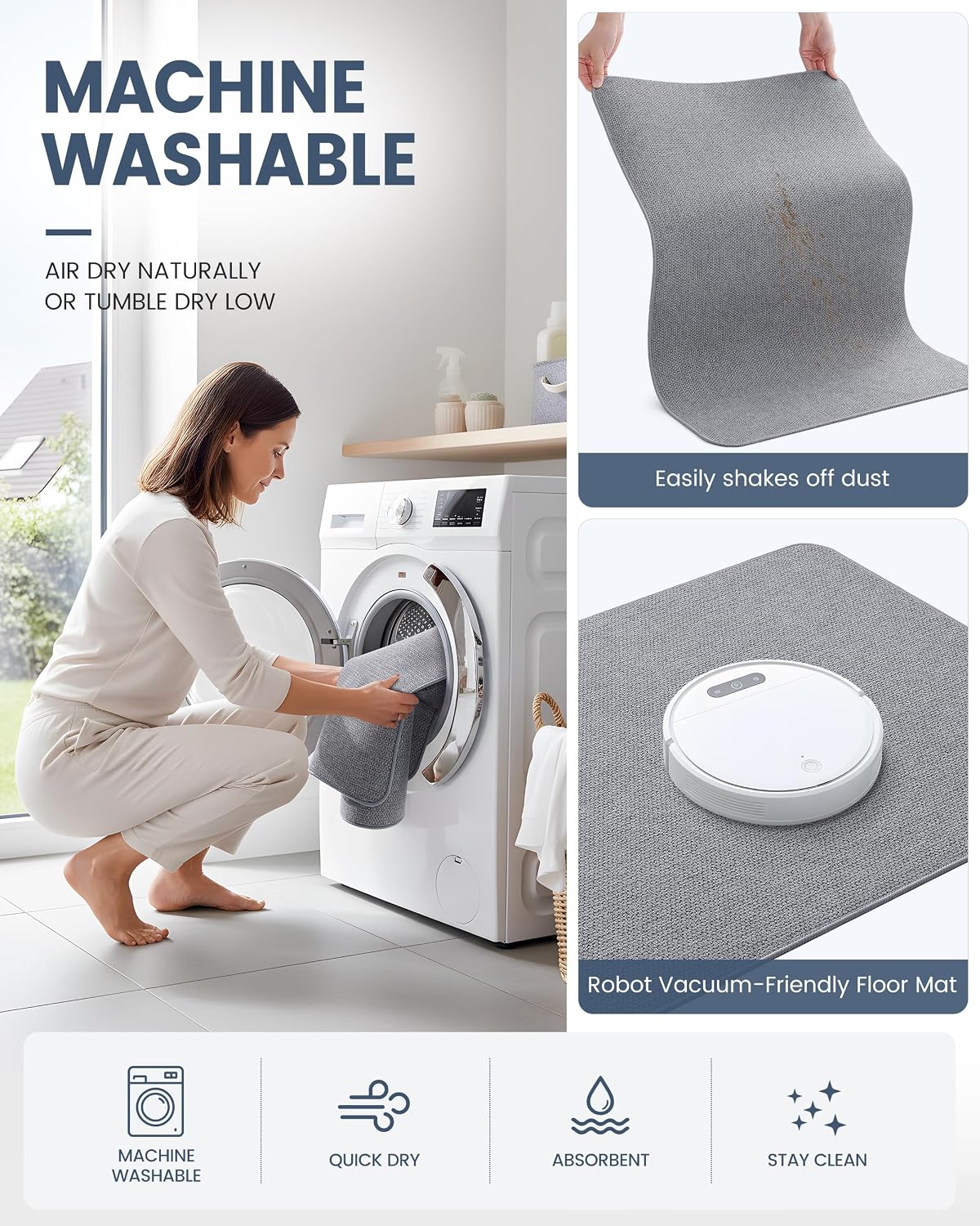 Detalle 2 de Smiry Bath Mat, 59x24