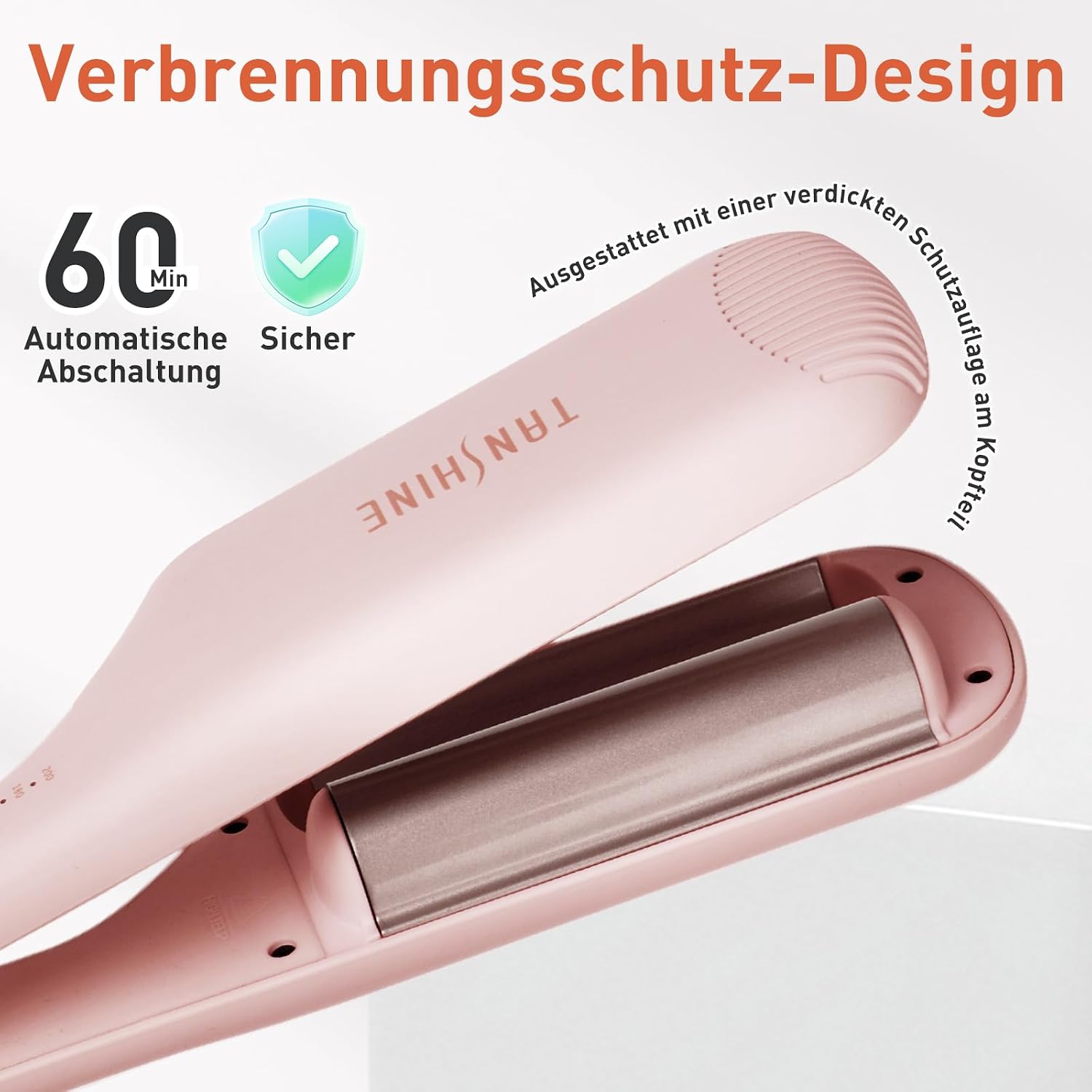 Thumbnail 3 de TANSHINE 32mm Welleneisen – Mermaid Beach Waves mit 5 Temperaturstufen