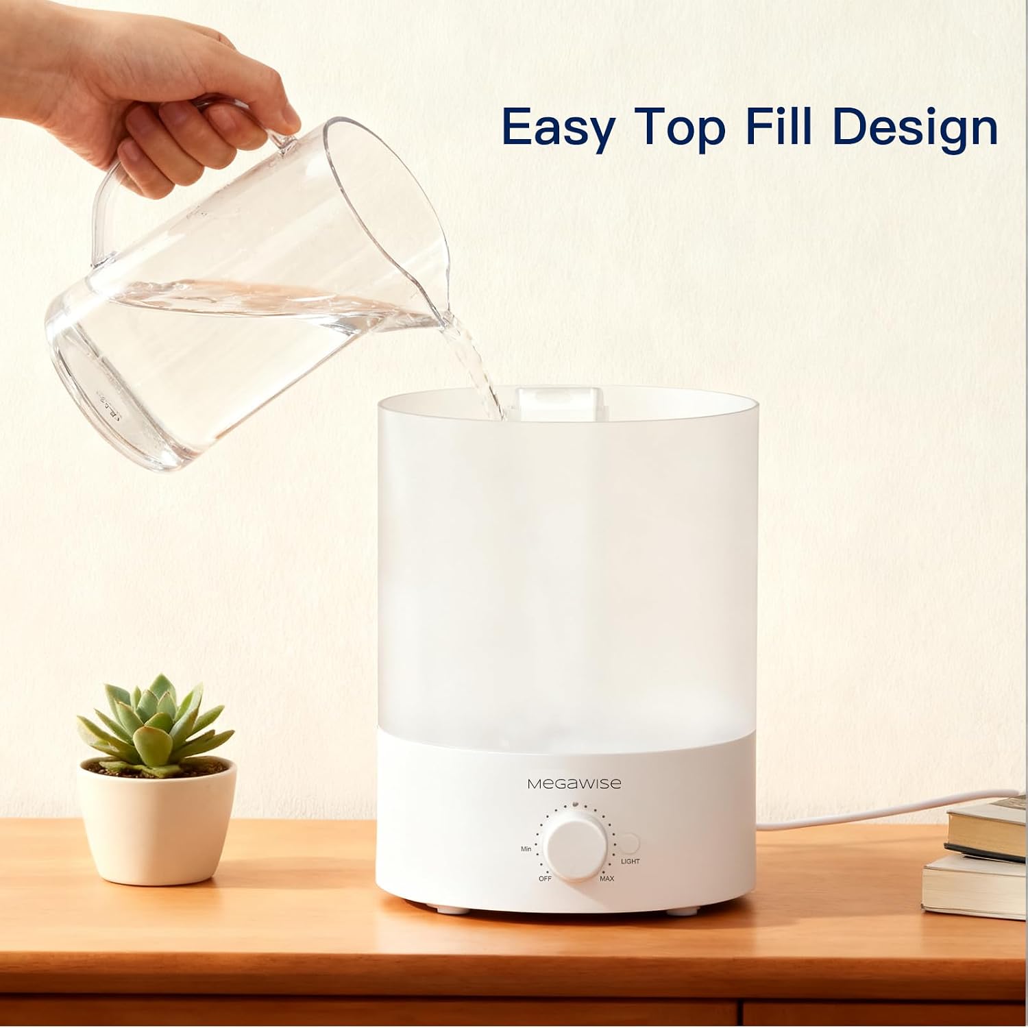 Thumbnail 1 de MegaWise Healthy Top-Refill Cool Mist Humidifier