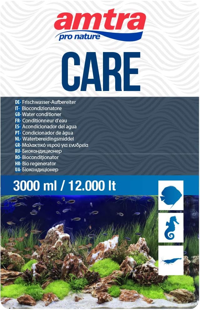 Detalle de Amtra Care Biocondizionatore acquario dolce 3000 ml — acqua di rubinetto pronta all’uso per pesci e flora