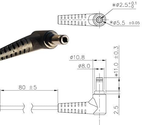 Detalle 2 de DAISEITECH ADP-45FE FJ ノートPC用ACアダプター 45W・19V 2.37A、L字プラグ