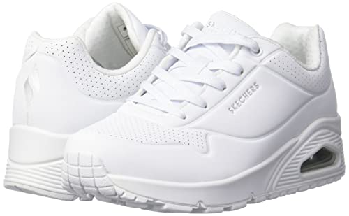 Thumbnail 8 de Skechers Damen Uno Stand On Air Weit Trainers – Weiß, Größe 37 EU Weit