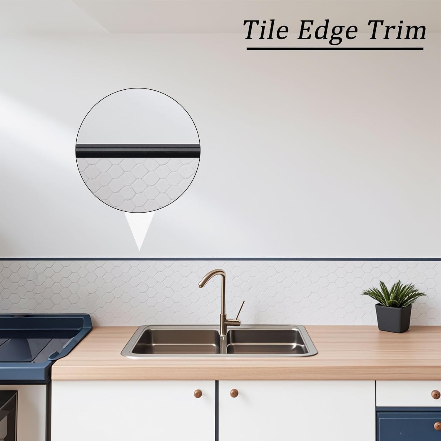 Thumbnail 4 de Moulure décorative PVC 13 mm, 5 m noire