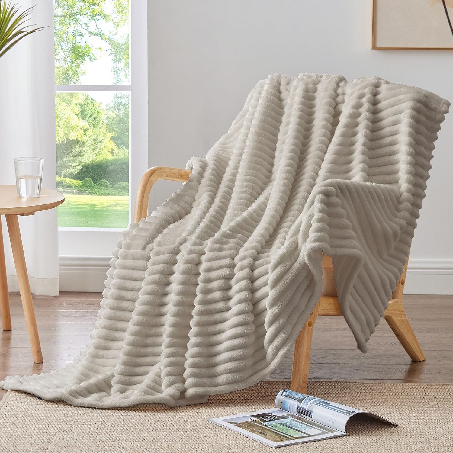 Thumbnail 6 de BEDELITE Kuscheldecke 150x200 Beige