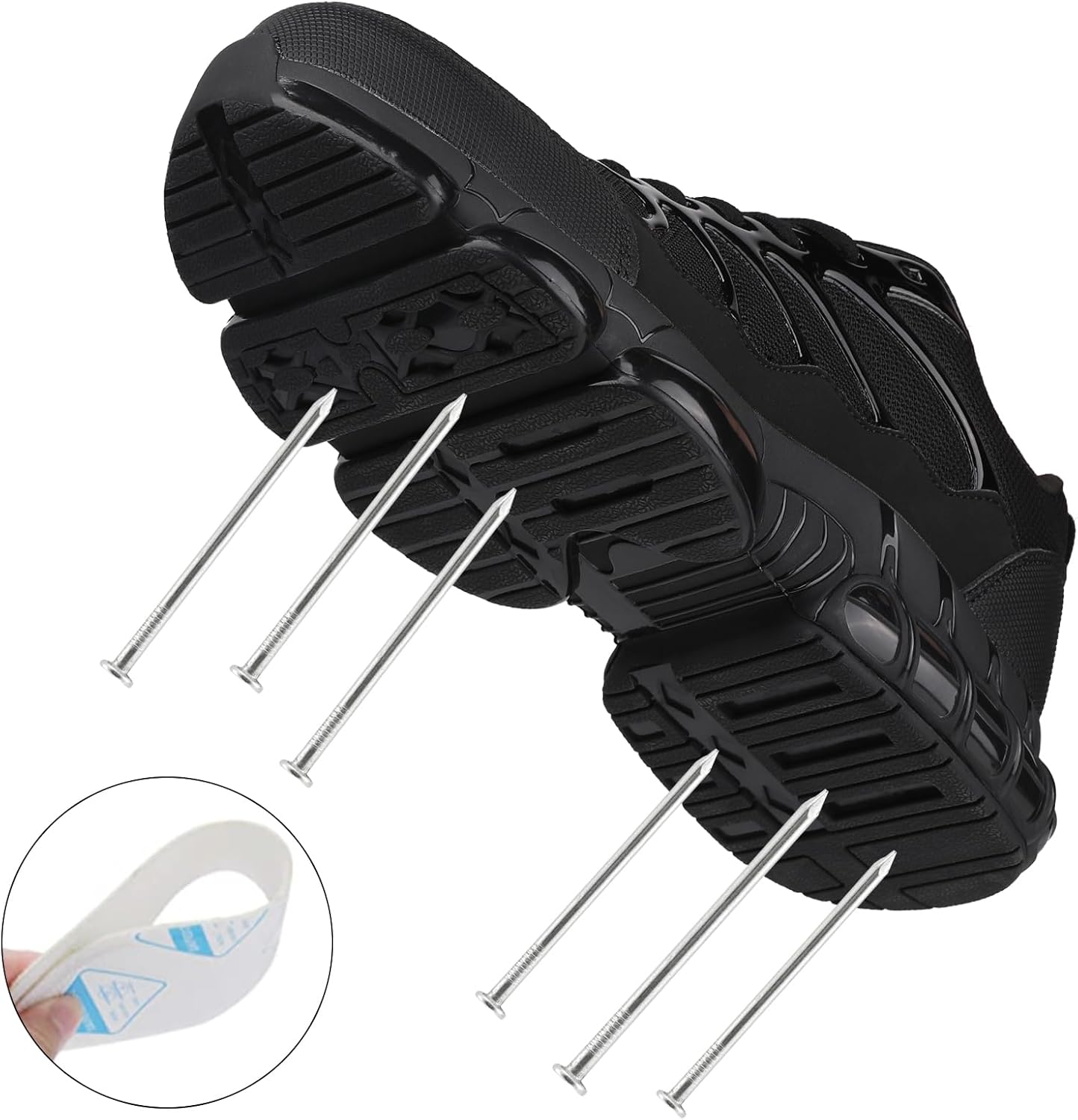 Detalle de NIFOFISE Steel Toe Cap Trainers for Men & Women – Lightweight, Breathable Safety Trainers