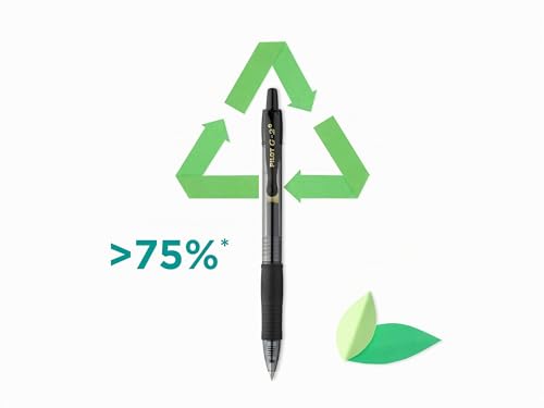 Detalle de PILOT G2 Plus – Caja 4 bolígrafos roller gel retráctiles azul, punta media 0,7 mm
