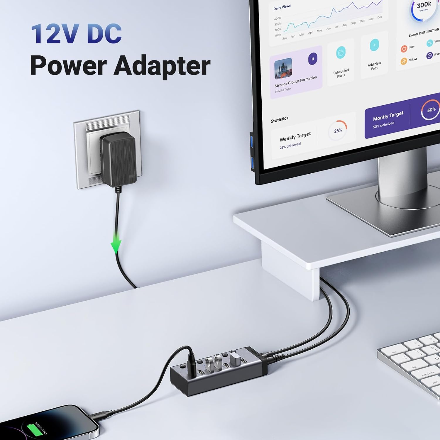 Thumbnail 6 de UGREEN Powered USB Hub 7-Port