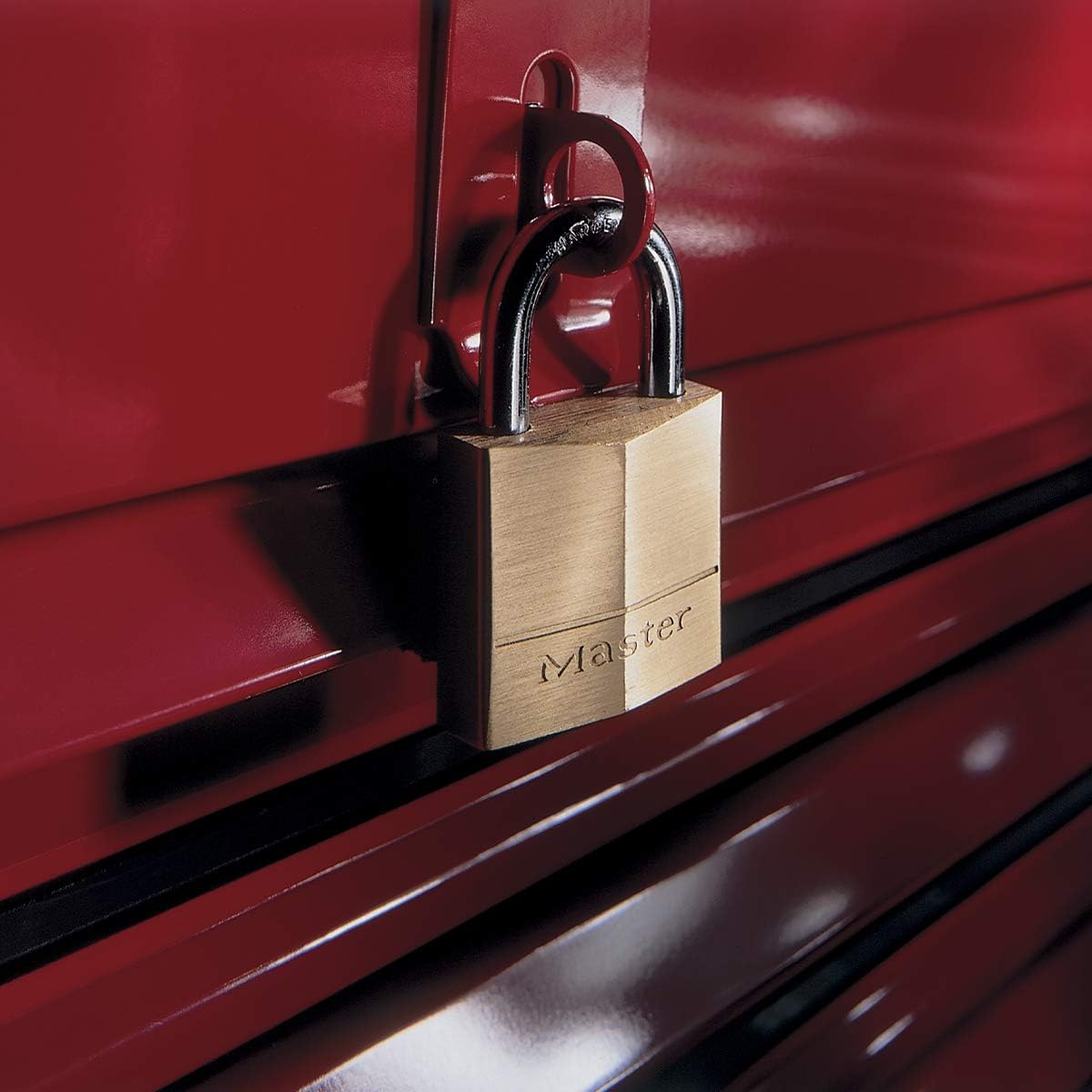 Thumbnail 4 de Master Lock 150EURD – Lucchetto con Chiavi in Ottone, Oro, 6.8 x 5 x 1.4 cm