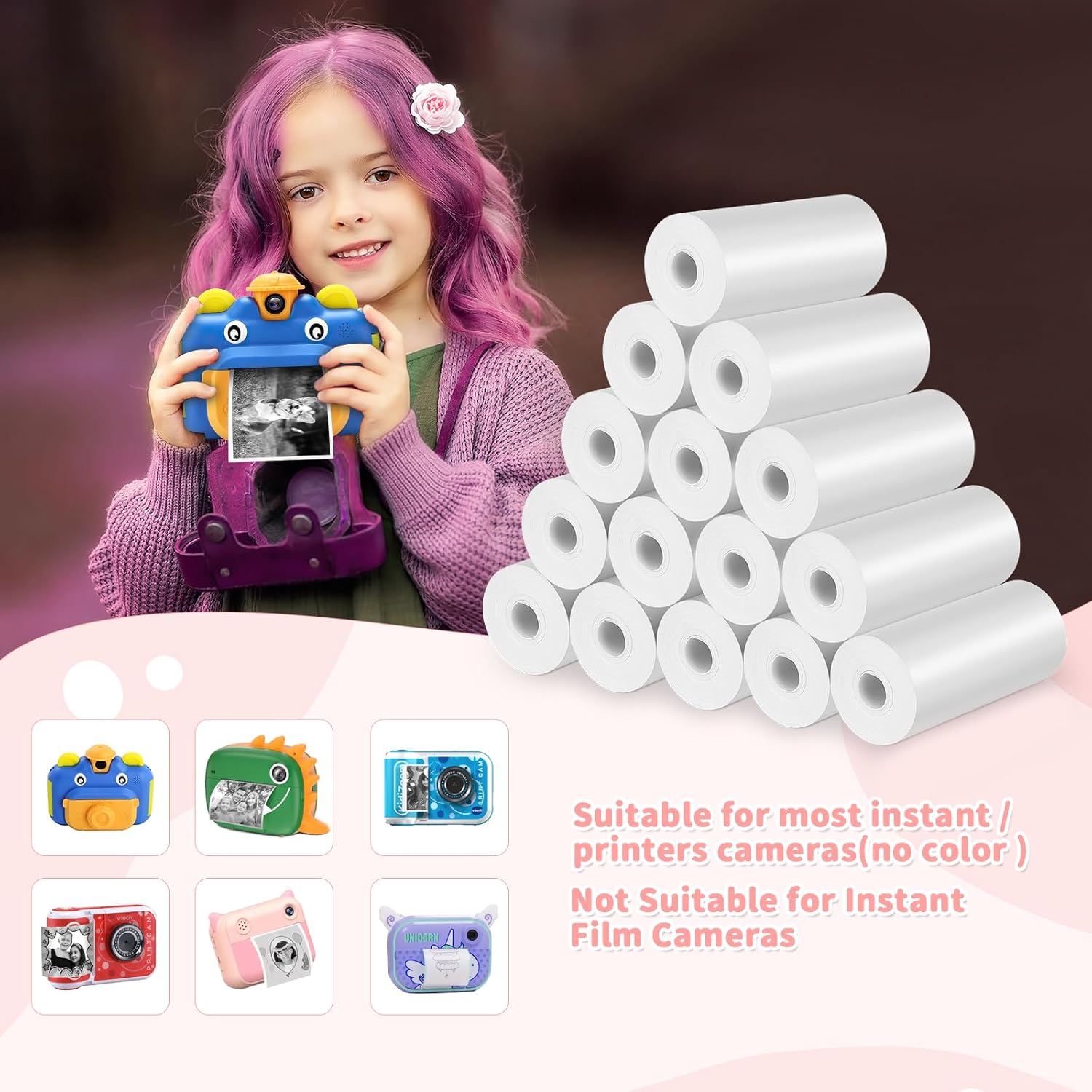 Thumbnail 4 de Carta Termica per Bambini 57mm x 500mm 15 Rotoli