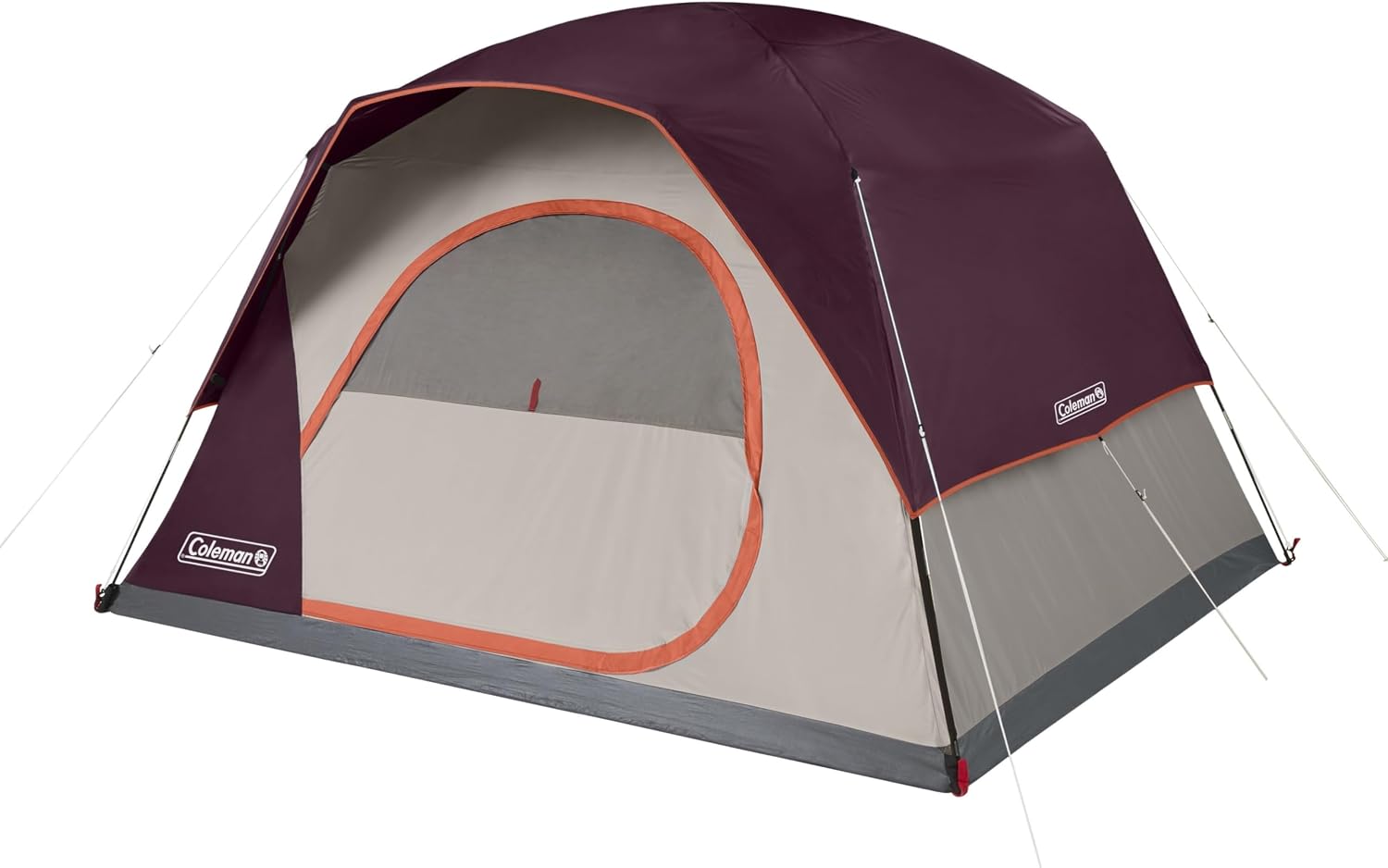 Thumbnail 6 de Coleman Skydome 6-Person Camping Tent with WeatherTec and Pre-Attached Poles