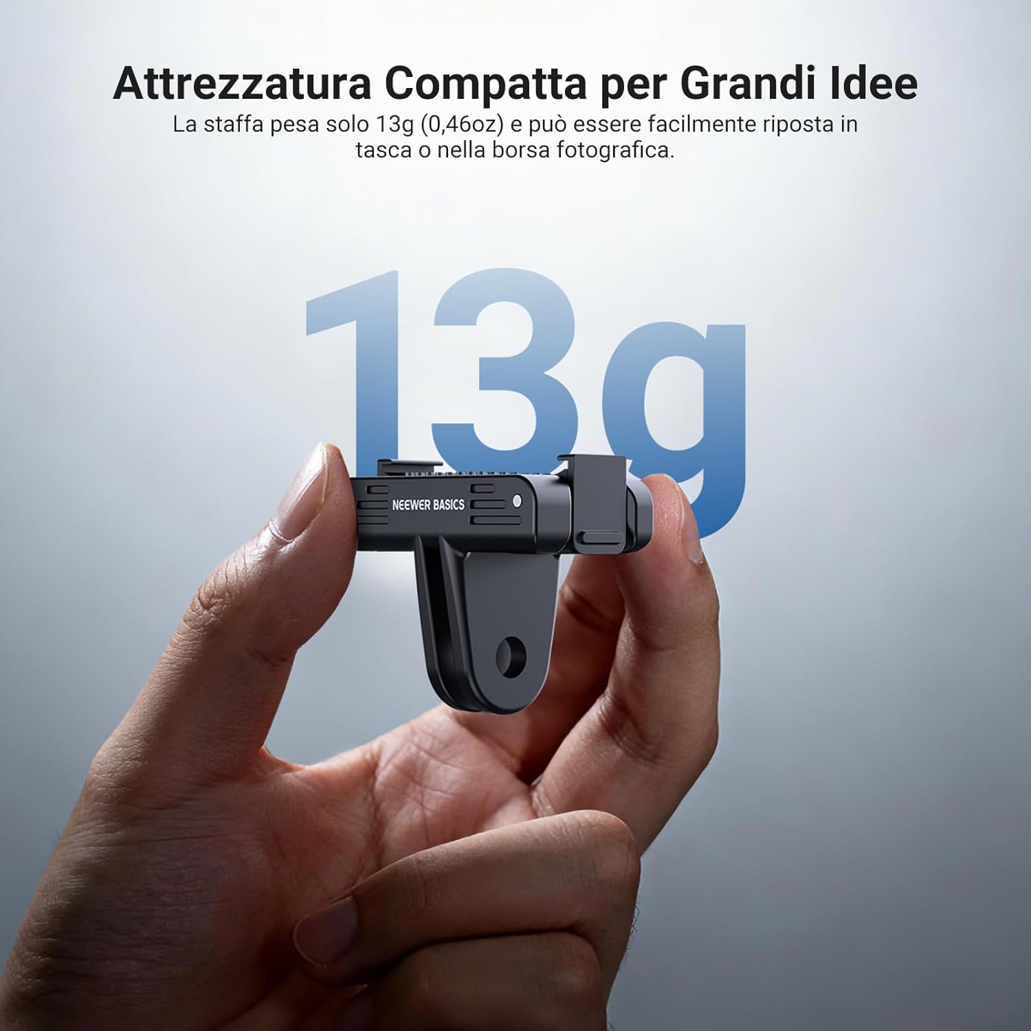 Thumbnail 4 de NEEWER BASICS Adattatore Supporto Magnetico a sgancio rapido AC057 per DJI Osmo Nano