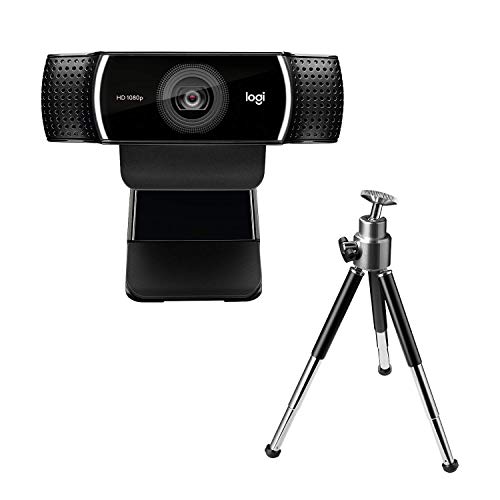 Detalle de Logitech C922 Pro Stream Webcam: streaming Full HD con audio stereo e montaggio flessibile