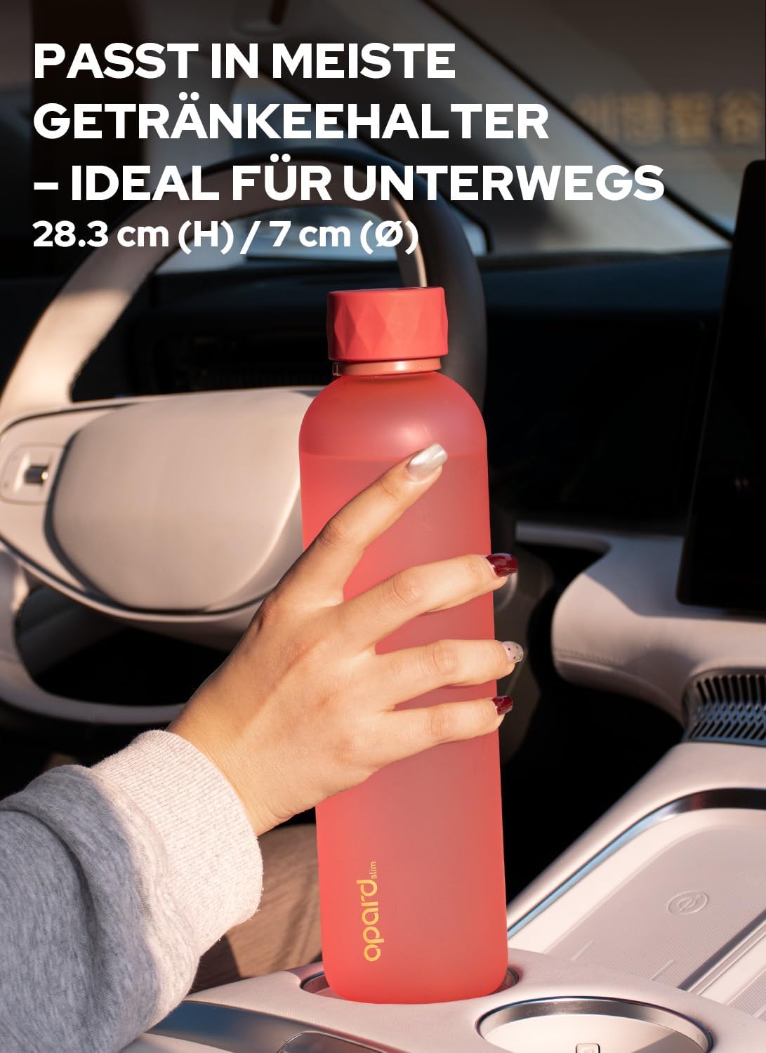 Detalle 2 de Opard Slim Trinkflasche 1 l für Sprudelwasser