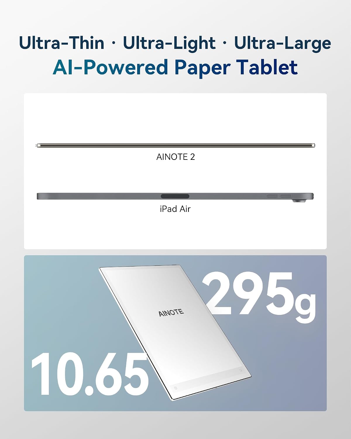 Thumbnail 6 de iFLYTEK AINOTE 2 10.65" Large Screen Paper Tablet