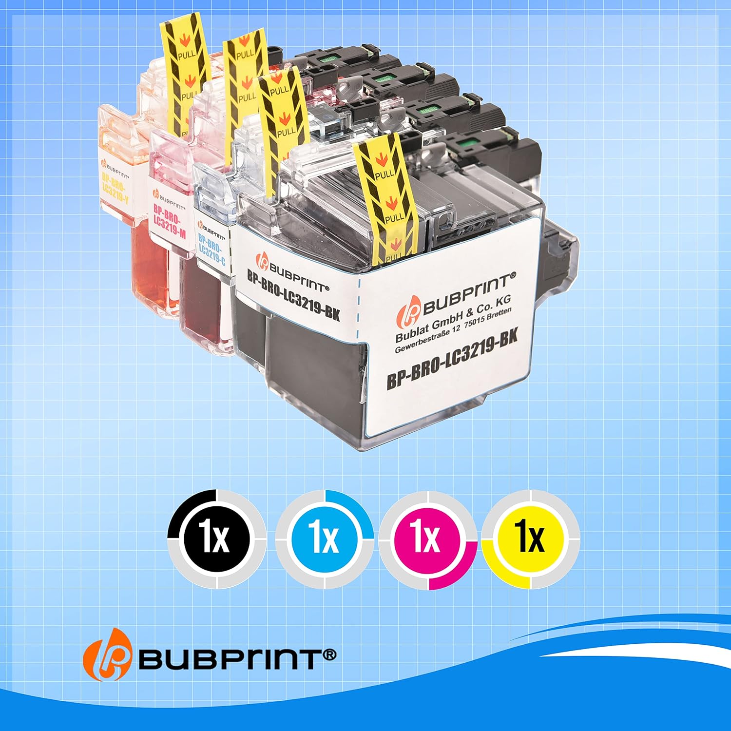 Thumbnail 6 de Bubprint 4 Cartouches d'encre compatibles LC-3219XL pour Brother (MFC-J5330DW/J5335DW/J5730DW/J5930DW/J6530DW/J6535DW/J6930DW/J6935DW)