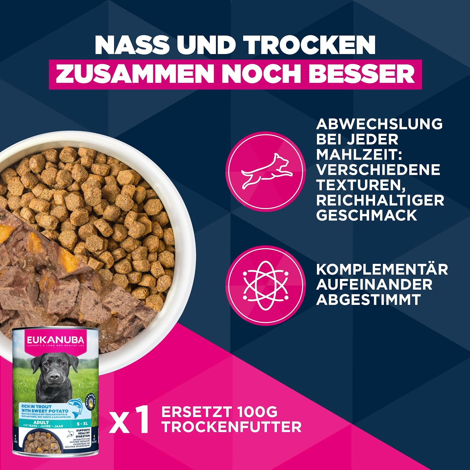 Thumbnail 6 de Eukanuba Trockenfutter für mittelgroße Rassen mit frischem Huhn – Premium Hundefutter (15 kg)