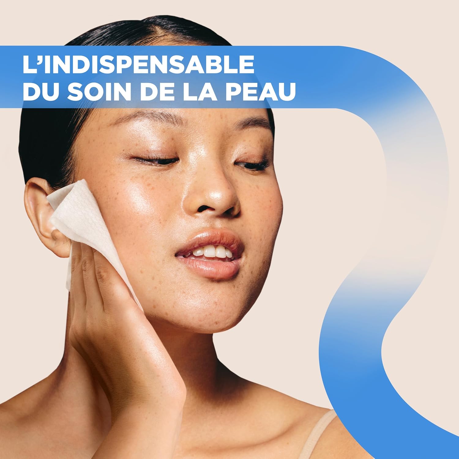 Detalle 2 de Demak'Up Fraîcheur Lingettes démaquillantes pour peaux mixtes à grasses, 3x25
