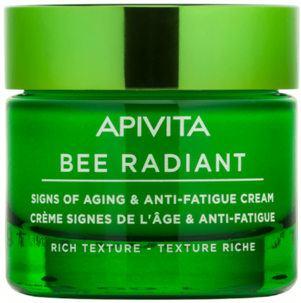 Detalle de Apivita Bee Radiant Crema signos de la edad 50 ml