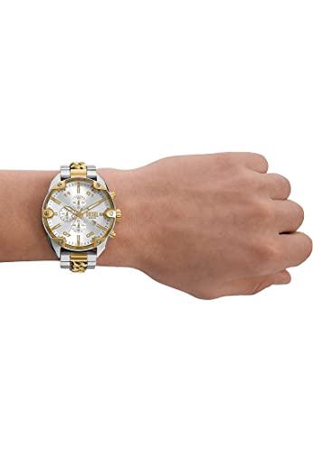 Thumbnail 3 de Diesel reloj Spiked para hombre: cronógrafo de cuarzo en acero bicolor, 49 mm