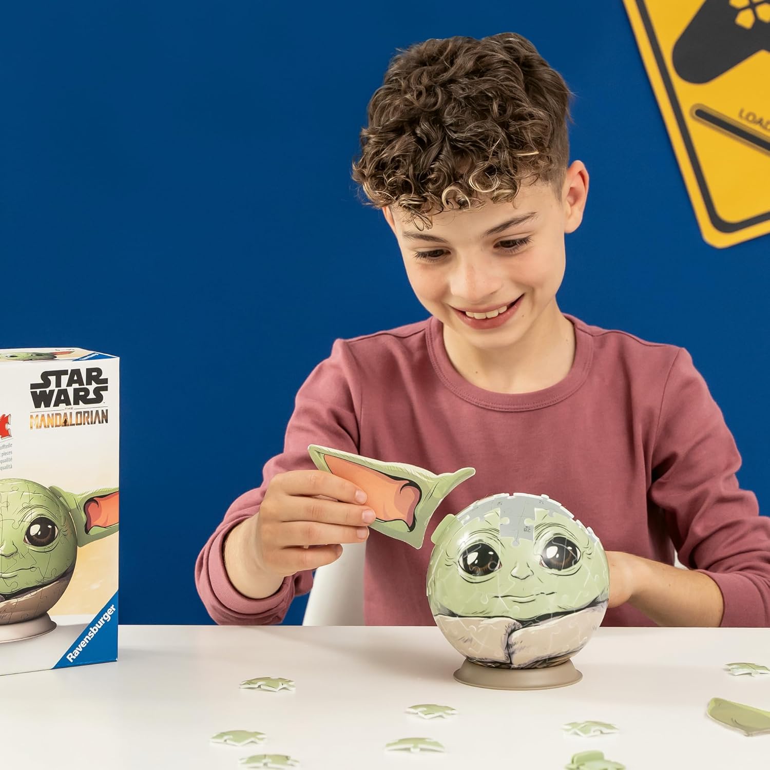 Thumbnail 1 de Ravensburger 3D Puzzle 11556 – Puzzle-Ball Grogu | 72‑teiliges 3D-Puzzle-Ball mit Ohren, ab 6 Jahren