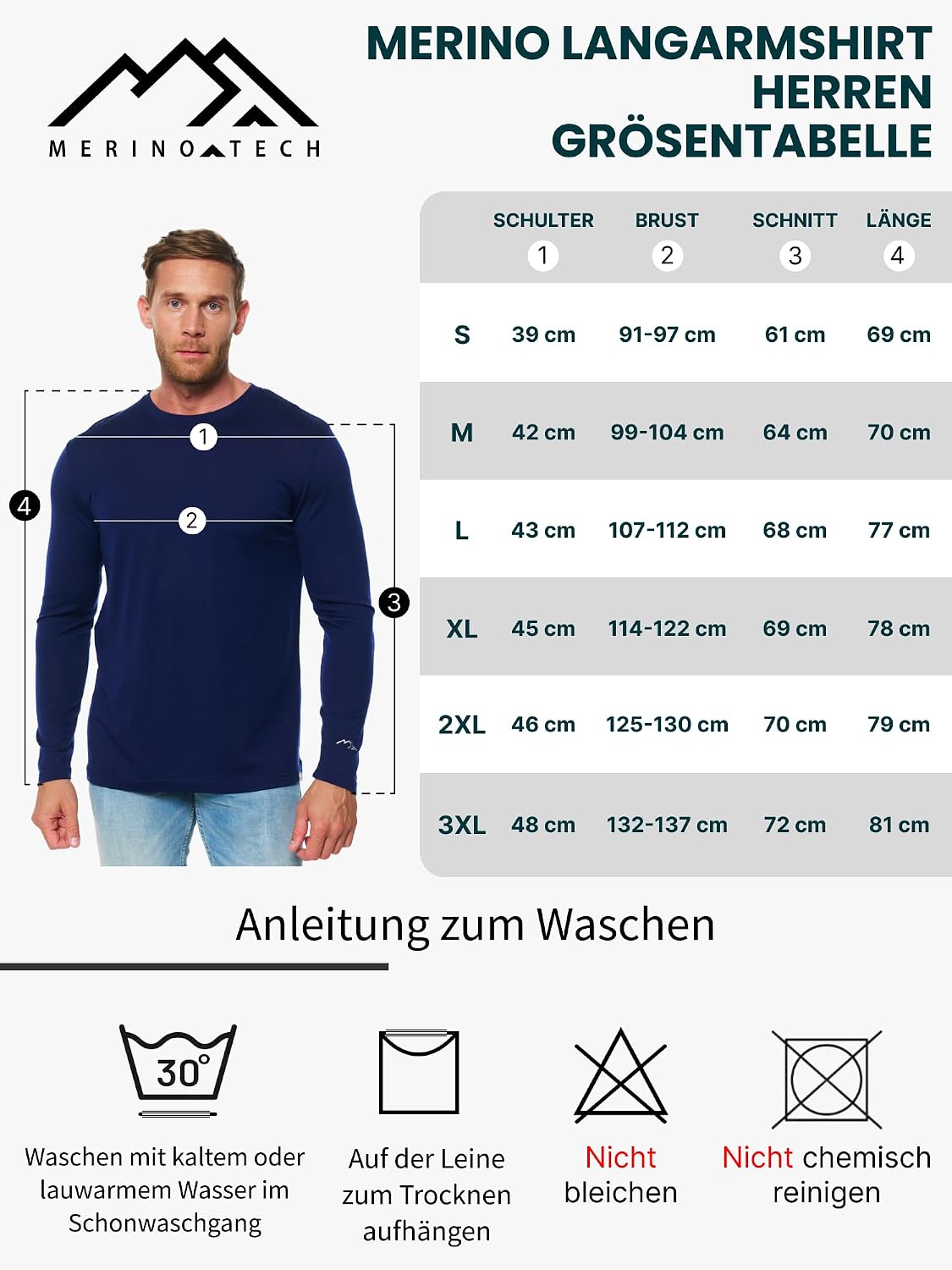 Thumbnail 6 de Merino.tech Merino Unterwäsche 320 g/m²