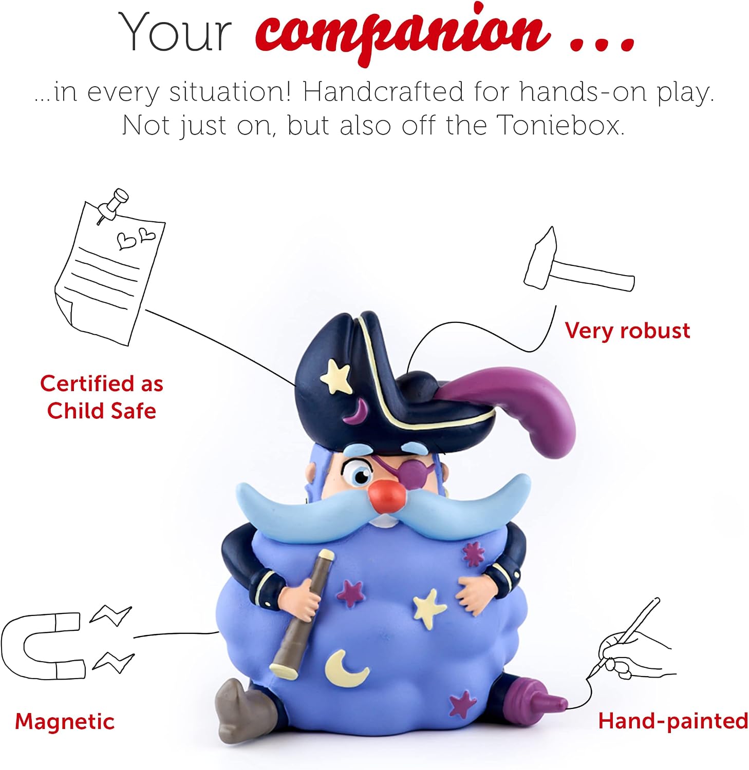 Detalle de tonies Cap’n Dreambeard Audio Character – Calm for Kids (Age 3+)