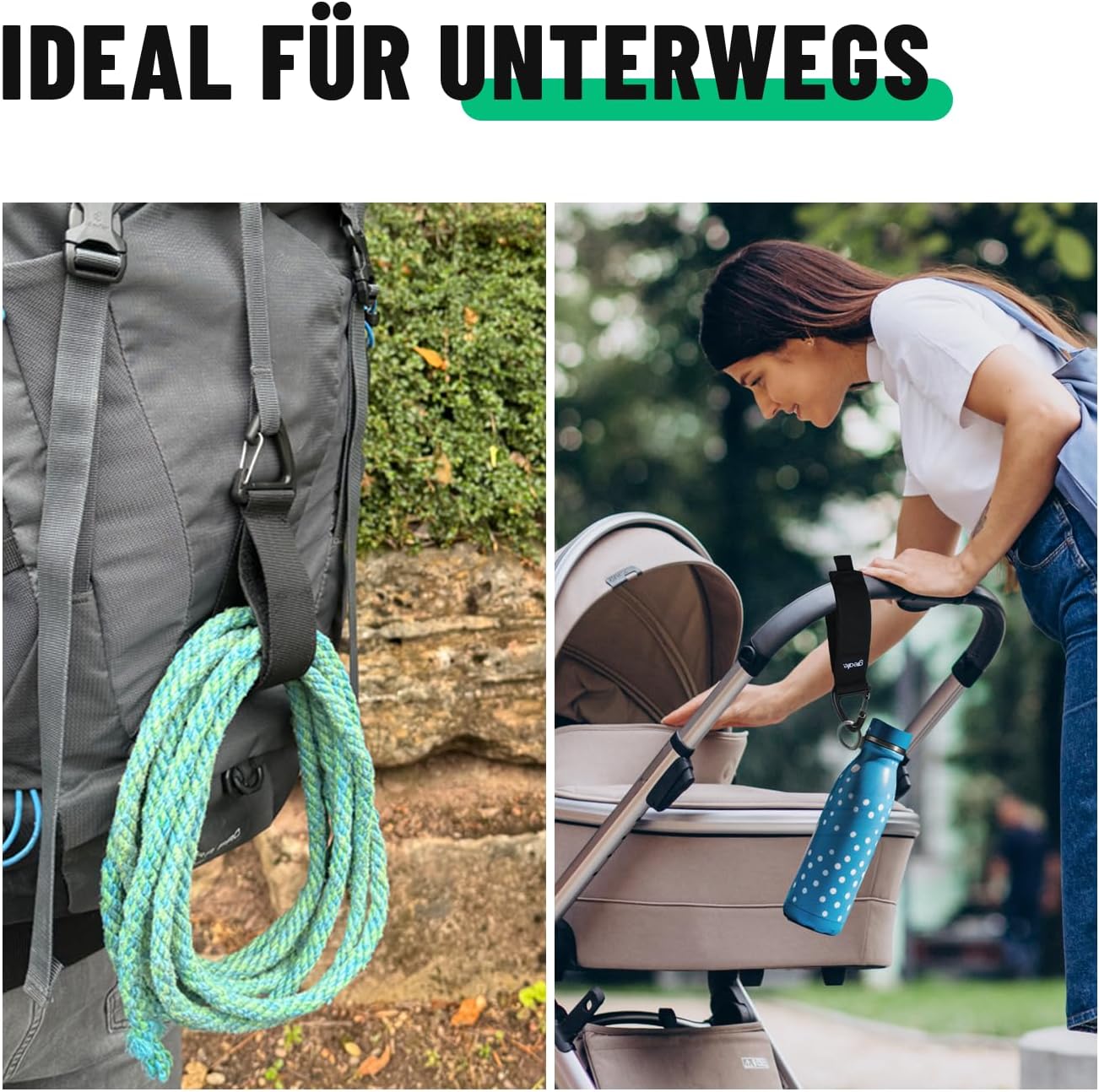 Thumbnail 2 de Greate 6x Verlängerungskabel-Organizer mit Klettband & Haken, bis 22 kg Tragkraft