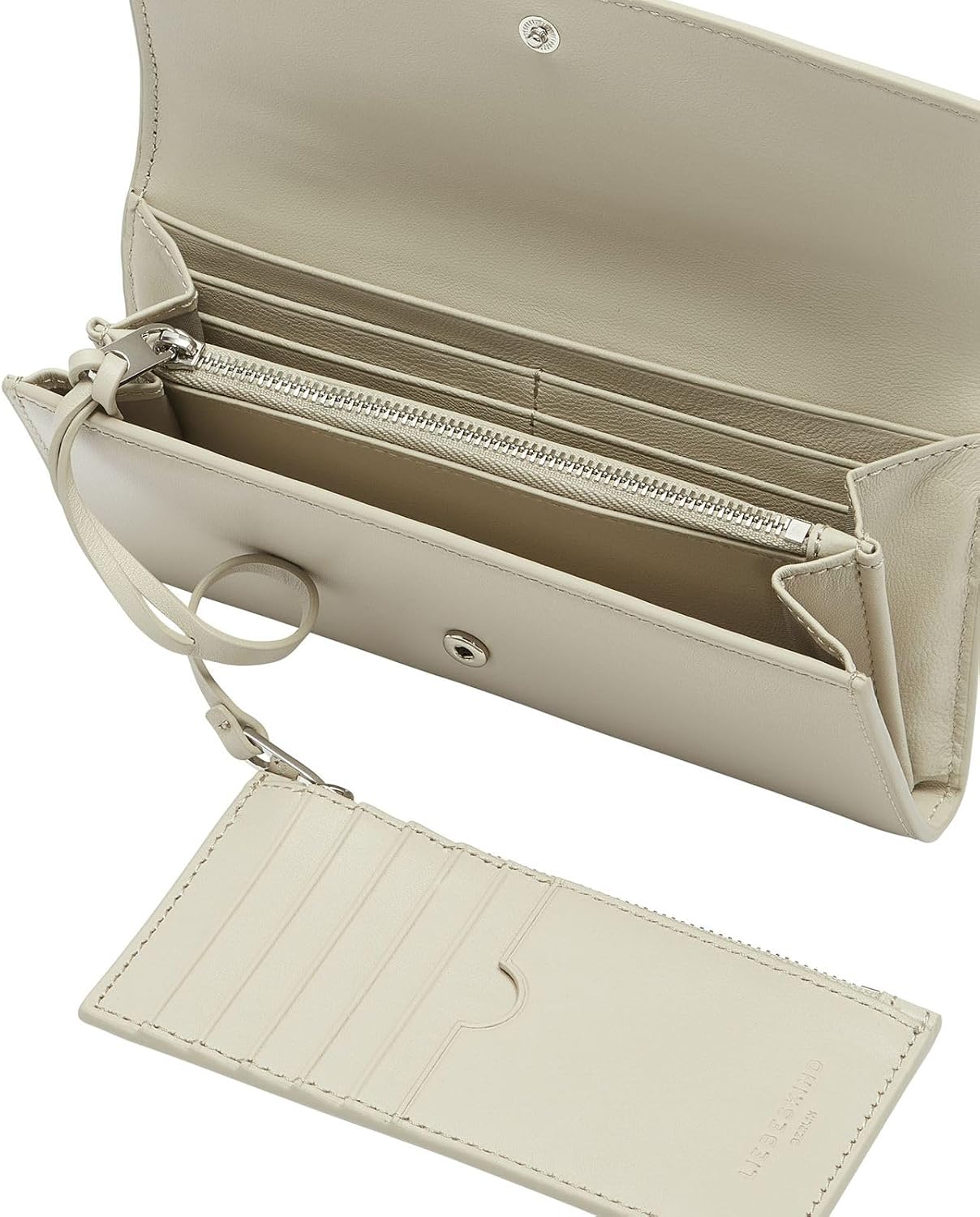 Detalle 2 de Liebeskind Berlin Valentina Wallets L Soft Nappa – Milk