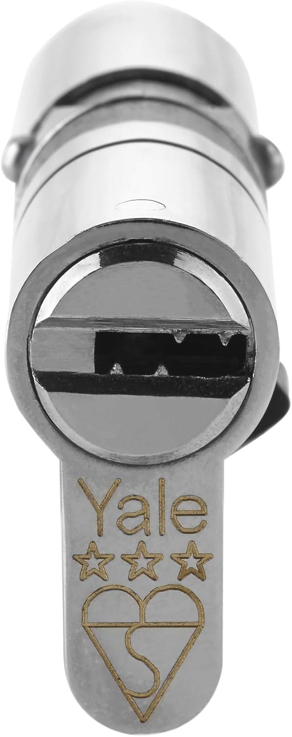 Thumbnail 1 de Yale B-YS3-4555N Anti-Snap 3 Star Euro Double Cylinder (95mm) in Nickel Finish