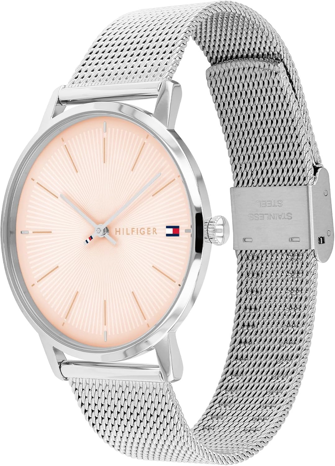 Thumbnail 1 de Tommy Hilfiger Analog Quarzuhr für Damen mit Edelstahl-Mesh- oder Lederarmband