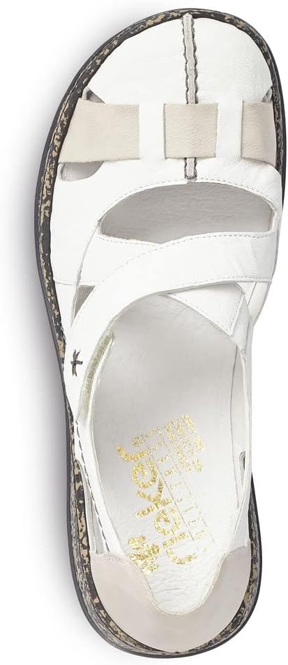 Detalle 2 de Rieker Damen Bequemschuhe 46367 – Schnürschuhe aus Echtleder