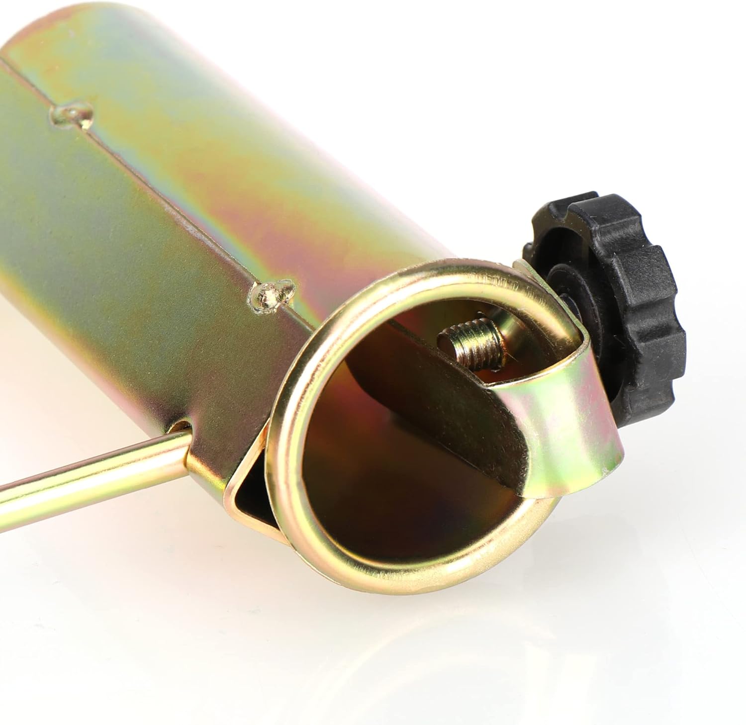 Thumbnail 3 de com-four® porta ombrellone - picchetto da terra in acciaio dorato, base per ombrellone, diametro 30–42 mm