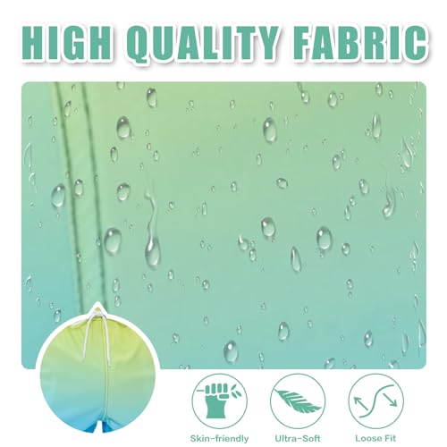 Thumbnail 6 de Vorvowry Bañador Hombre de Secado Rápido e Impermeable (Largo) – XL, Verde/Azul, con Bolsillos