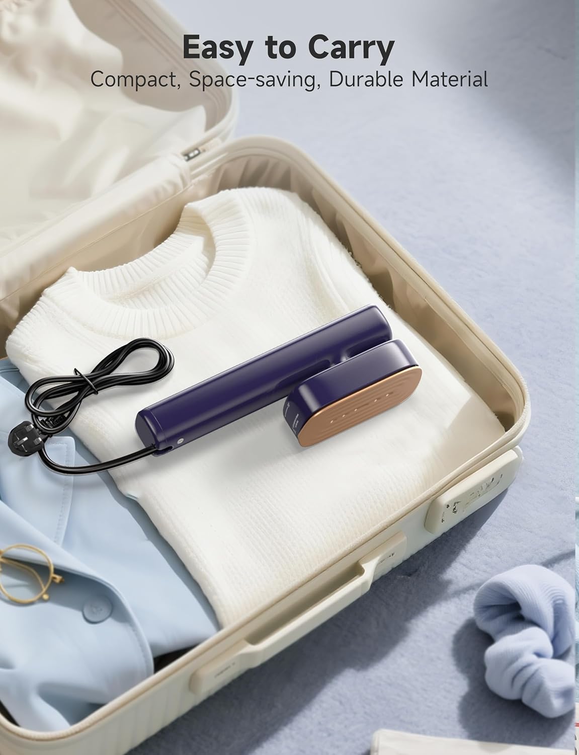 Thumbnail 6 de Sundu 2-in-1 Portable Steamer Iron for Clothes (Blue) – 15s fast heat-up, 4 modes